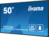 iiyama Signage 4K Android 11 LH5065UHSB-B1AG 24/7 49.5" LCD Display