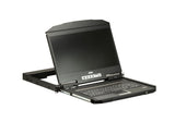 Aten Rack Console CL3700NW 18.5" FHD HDMI USB Keyboard Swiss QWERTZ