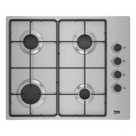 Gas Hob BEKO HIGG64103SXN 58 cm 7900 W-0