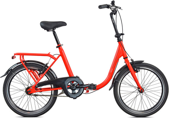 Dyon vouwfiets 20 Inch 40 cm Unisex Rim Brakes Red-0