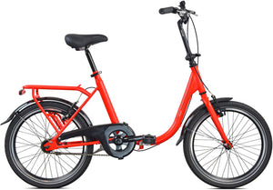 Dyon vouwfiets 20 Inch 40 cm Unisex Rim Brakes Red-0