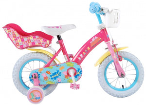 Peppa Pig 12 Inch 21,5 cm Girls Coaster Brake Pink-0