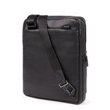 Piquadro Leather iPad Sleeve Crossbody Bag Model CA1816W108 Black 21.5 x 27 7 cm For Men