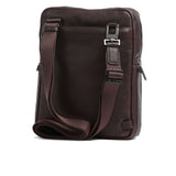 Piquadro Leather Crossbody Bag Tallin Small Model CA1816W108 Brown 21.5 x 27 7 cm For Men