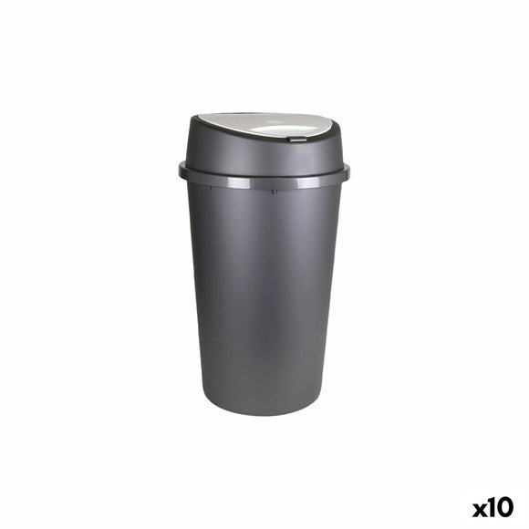 Waste bin Tontarelli Bingo Graphite 45 L (10 Units)-0