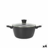 Casserole with lid MasterChef 28 cm (4 Units)-0