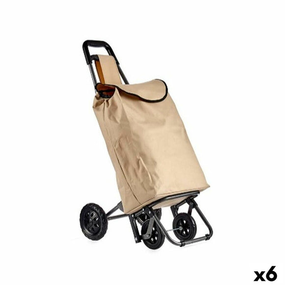 Shopping cart Kinvara WR3069-3 Black Beige 30 L 22 x 98 x 38 cm (6 Units)-0