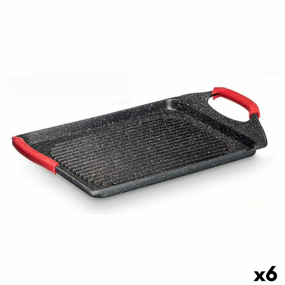 Barbecue Kinvara White Black Red Silicone Aluminium 34 x 26 cm-0
