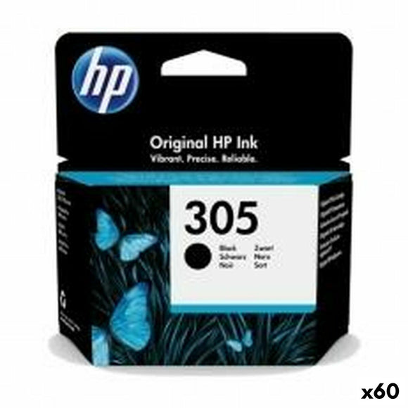 Original Ink Cartridge HP 305 Black (60 Units)-0