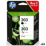 Original Ink Cartridge HP 303 Yellow (24 Units)-0