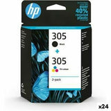 Original Ink Cartridge HP 305 Yellow (24 Units)-0