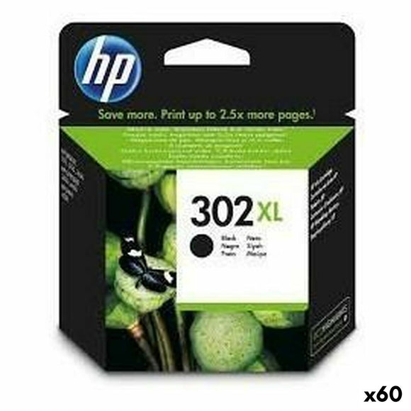 Original Ink Cartridge HP 302 XL Black (60 Units)-0