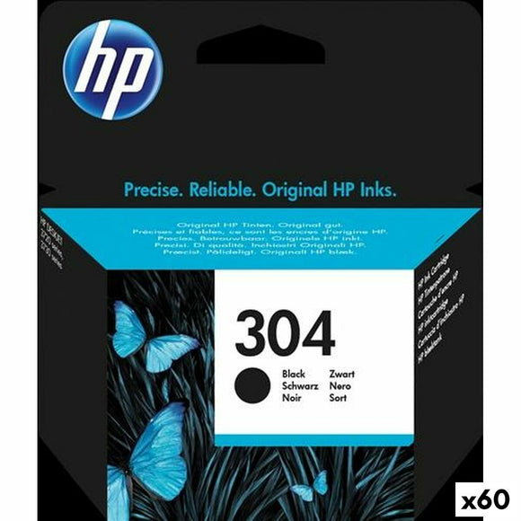 Original Ink Cartridge HP DESKJET 3720 - Nº304 Black (60 Units)-0