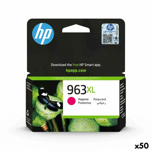 Original Ink Cartridge HP OfficeJet Pro 9010,9012,9014,9015,9016,9019,9020,9022,9025 - Nº 963XL Magenta (50 Units)-0