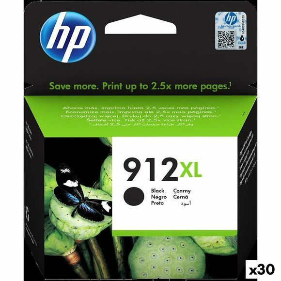 Original Ink Cartridge HP 912XL Black (30 Units)-0