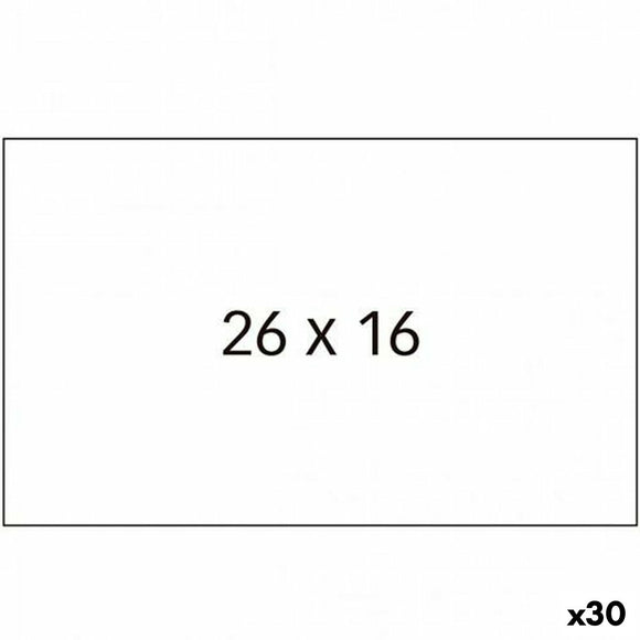 Roll of Labels Apli White 26 x 16 mm 6 Pieces (30 Units)-0