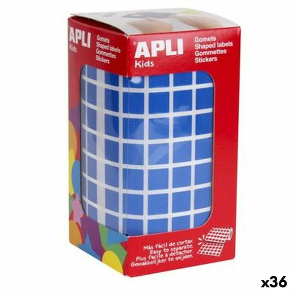 Stickers Apli Gomets Blue Squared (36 Units)-0