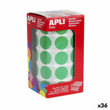 Stickers Apli EXTRA PROTECTION Green Circular (36 Units)-0