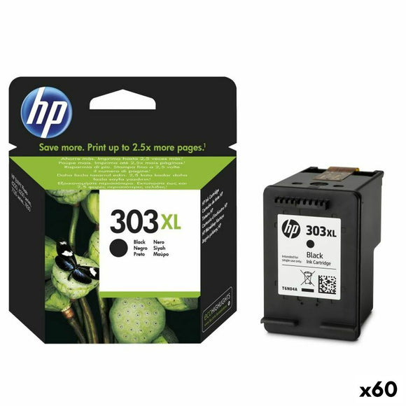 Original Ink Cartridge HP Nº 303XL Black (60 Units)-0