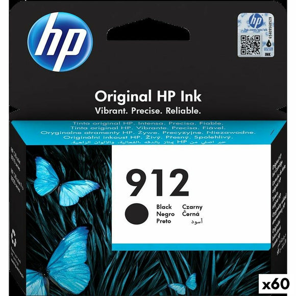 Original Ink Cartridge HP Nº912 Black (60 Units)-0