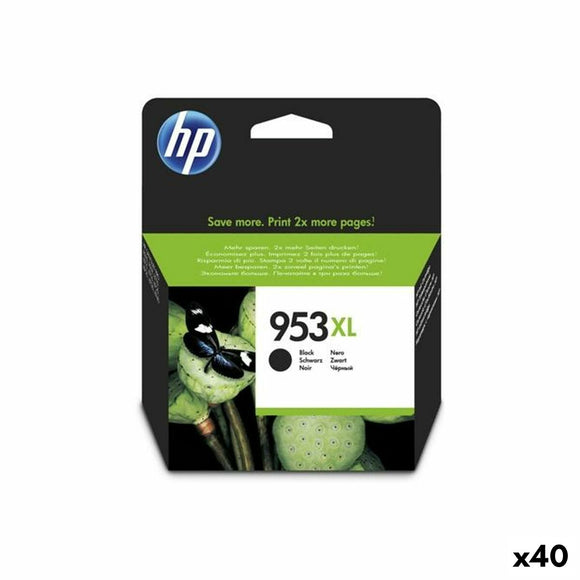 Original Ink Cartridge HP 953XL Black (40 Units)-0