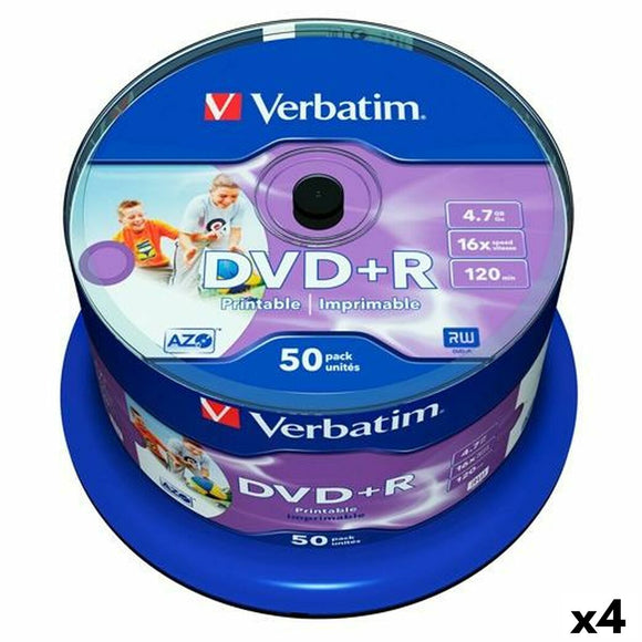 DVD+R Verbatim   4,7 GB 16x 50 Pieces (4 Units)-0