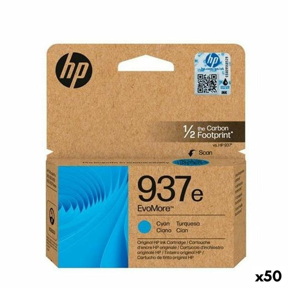 Original Ink Cartridge HP Nº937E Cyan (50 Units)-0