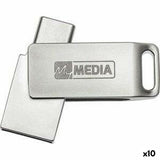 USB stick MyMedia HIGH SPEED DUAL Silver 128 GB (10 Units)-0