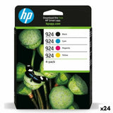 Original Ink Cartridge HP Nº 924 Yellow (24 Units)-0