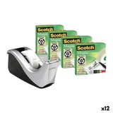 Sellotape Dispenser Scotch C60 Black Grey Cinta Adhesiva x 4 (12 Units)-0