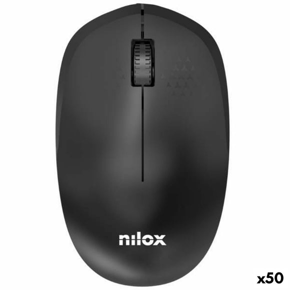 Wireless Mouse Nilox Black 1000 dpi (50 Units)-0