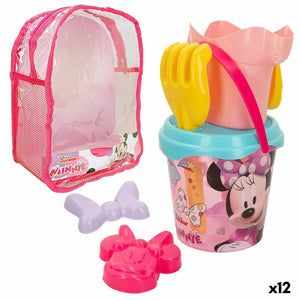 Beach toys set Minnie Mouse 18 x 16 x 18 cm (12 Units)-0