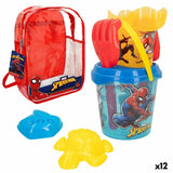 Beach toys set Spider-Man 18 x 16 x 18 cm (12 Units)-0