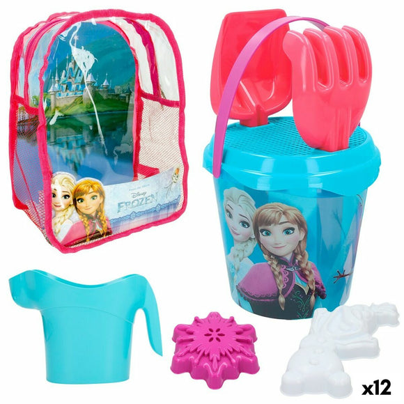 Beach toys set Frozen 18 x 16 x 18 cm (12 Units)-0