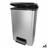 Waste bin Curver Grey Plastic 50 L (5 Units)-0