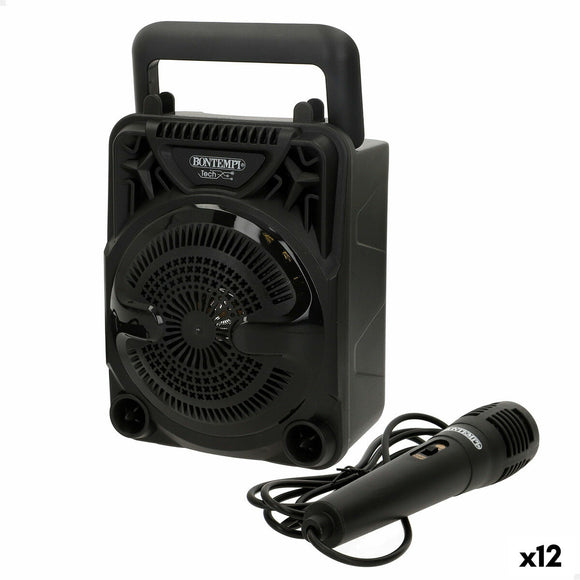 Speaker with Karaoke Microphone Bontempi 12 Units-0