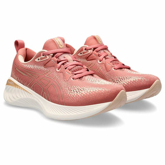 Running Shoes for Adults Asics Gel-Cumulus 25 Light Salmon Lady-4