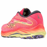 Running Shoes for Adults Mizuno Wave Rider 27 Pink-3