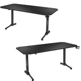 Desk Gaming Huzaro HZ-Hero 4.7 Black MDF Wood 160 x 75 cm-5