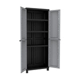 Wardrobe Terry Black/Grey Resin Plastic 68 X 39 X 170 CM-1