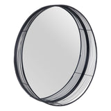 Wall mirror 81 x 15,5 x 81 cm Black Metal-3