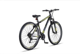4 Motion MTB 27.5 Inch 47 cm Unisex 21SP Rim Brakes Black/Yellow-2