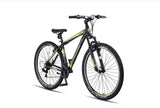 4 Motion MTB 29 Inch 46 cm Unisex 21SP Rim Brakes Black/Yellow-1