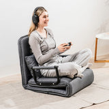 InnovaGoods 4-in-1 Convertible Single Sofa Bed Softfa Armchair Floor Chair Chaise Longue