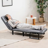 InnovaGoods 4-in-1 Convertible Single Sofa Bed Softfa Armchair Floor Chair Chaise Longue