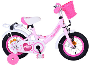 Ashley 12 Inch 21,5 cm Girls Coaster Brake Light pink/White-0
