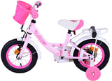 Ashley 12 Inch 21,5 cm Girls Coaster Brake Light pink/White-1