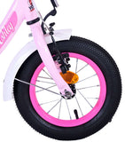 Ashley 12 Inch 21,5 cm Girls Coaster Brake Light pink/White-5