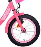 Ashley 14 Inch 22,5 cm Girls Coaster Brake Dark Pink-3