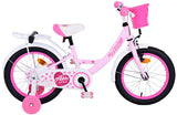 Ashley 16 Inch 23 cm Girls Coaster Brake Light pink/White-0